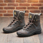 Берці зимові черевики тактичні чоловічі, туфлі тактичні чоловічі берці зимові, натуральна шкіра, розмір 39, Bounce ar. SF-UJ-2139, колір коричневий - зображення 3