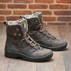 Берці зимові черевики тактичні чоловічі, туфлі тактичні чоловічі берці зимові, натуральна шкіра, розмір 36, Bounce ar. SF-UJ-2136, колір коричневий - зображення 7
