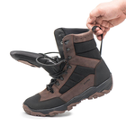 Берці зимові черевики тактичні чоловічі, туфлі тактичні чоловічі берці зимові, натуральна шкіра, розмір 39, Bounce ar. WE-OI-2039, колір коричневий - зображення 5