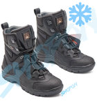 Берці зимові черевики тактичні чоловічі, туфлі тактичні чоловічі берці зимові, натуральна шкіра, розмір 42, Bounce ar. YU-UL-2042, колір чорний - зображення 1