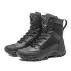 Берці зимові черевики тактичні чоловічі, туфлі тактичні чоловічі берці зимові, натуральна шкіра, розмір 41, Bounce ar. BM-PT-2041, колір чорний - зображення 8