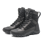 Берці зимові черевики тактичні чоловічі, туфлі тактичні чоловічі берці зимові, натуральна шкіра, розмір 38, Bounce ar. BM-PT-2038, колір чорний - зображення 8