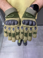 Тактичні рукавички палі олива М - зображення 1