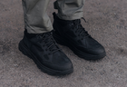 Мужские тактические ботинки cordura 600D натуральная кожа 44 черные - изображение 2