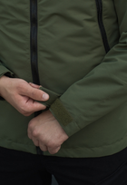 Куртка тактическая на молнии с капюшоном L wal khaki - изображение 8