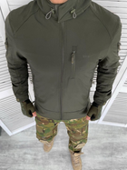Тактична куртка Soft Shell Olive M - зображення 1