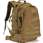 Тактический (штурмовой, военный) рюкзак U.S. Army 45 литров Песочный M11P - изображение 1