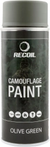 Краска для оружия маскировочная аэрозольная RecOil Зеленая олива 400 мл (8711347250929) - изображение 1