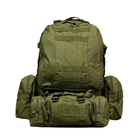Тактичний рюкзак "B08 oliva - Оливковий" 55л, рюкзак штурмовий чоловічий (VS7005341) - зображення 1
