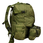 Тактичний рюкзак "B08 oliva - Оливковий" 55л, рюкзак штурмовий чоловічий (VS7005341) - зображення 3