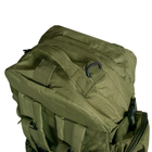 Тактичний рюкзак "B08 oliva - Оливковий" 55л, рюкзак штурмовий чоловічий (VS7005341) - зображення 8