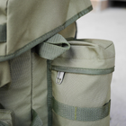 Універсальний рюкзак тактичний 80 літрів, військовий рюкзак водовідштовхуючий із щільної тактичної тканини з боковими відсіками - зображення 7