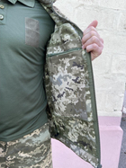 Військова тактична куртка Софт Шелл Піксель 54 (XXL) - изображение 4