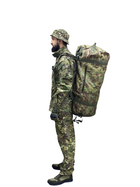 Тактический рюкзак сумка баул ВСУ 100 л Мультикам Кордура Cordura - изображение 3
