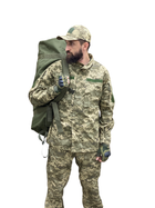 Армейский военный баул ВСУ 85 л Олива, тактическая транспортная сумка-баул - изображение 4
