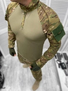 Військова форма костюм мультикам. Штани + убакс із довгим рукавом Туреччина XL (338057) - зображення 2