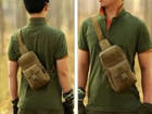 Армійська тактична сумка рюкзак Захисник 175 хакі - зображення 6