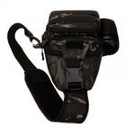 Армійська нагрудна сумка рюкзак з портом USB Захисник 128-BC чорний камуфляж - зображення 3