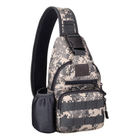 Армійська нагрудна сумка рюкзак з портом USB Захисник 128-ACU Digital - зображення 1