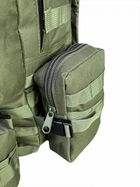 Тактический рюкзак олива военный армейский ЗСУ 50л с подсумками - изображение 6