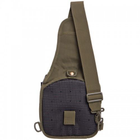 Рюкзак тактический патрульный однолямочный SILVER KNIGHT YQS-099 10 л оливковый - изображение 2