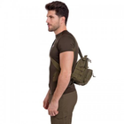 Рюкзак тактический патрульный однолямочный SILVER KNIGHT YQS-099 10 л оливковый - изображение 5