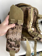 Тактический штурмовой военный сверхпрочный рюкзак Армии США Kronos со сменой литража с 39 л до 60 л Мультикам - изображение 5