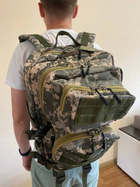 Рюкзак тактический светло зеленый пиксель 45 КАТАН - изображение 4