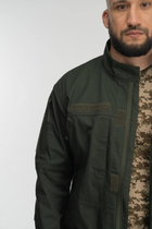 Тактична військова форма комплект костюм, (Куртка + Штани), Камуфляж "Оліва", Розмір: XL - зображення 3