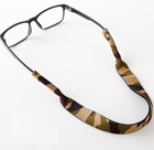 Тактичне забарвлення хакі Універсальний ремінець для окулярів з неопрену на дужки (761466014-1) - зображення 1