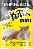 Наполнитель для кошачьего туалета Kotix Mini 3 л Силикагелевый впитывающий