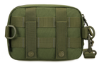 Подсумок/сумка EDC тактическая Protector Plus А008 olive - изображение 2