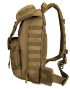 Рюкзак тактический однолямочный штурмовой Protector Plus X221 coyote - изображение 4