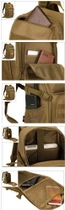 Рюкзак тактический штурмовой 30л Protector Plus S465 coyote - изображение 8