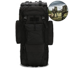 Рюкзак тактический Storm Solo 65л; 72х32х22см. MOLLE. Рюкзак-баул Штурм a-21-black. - изображение 1