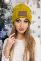 Модна шапка Бруклін 4463 Брекстон гірчиця 56-59р