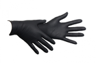 Нітрилові рукавички Medicom SafeTouch® Black (5 г) без пудри текстуровані розмір L 100 шт. Чорні - зображення 3