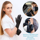 Нітрилові рукавиці Medicom SafeTouch® Advanced Black без пудри текстуровані розмір S 100 шт. Чорні (3.3 г) - зображення 5