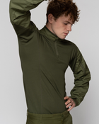 Боевая тактическая рубашка Убакс Ubacs зеленая хаки размер L/50 - изображение 6