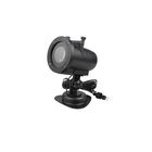 Лазерний проєктор Star Shower projection outdoor light Halloween YU120 підсвічування будинку Чорний