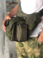 Тактическая сумка MIL-TEC® Multifunction Sling Bag Olive, многофункциональная сумка плечевая в цвете олива - изображение 8