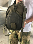 Тактический Рюкзак однолямочный MIL-TEC® One Strap Assault 10л Olive - изображение 3