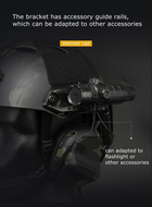Адаптер для наушников Peltor, Eamor, Walker, 3М на шлем FAST чёрный - изображение 6