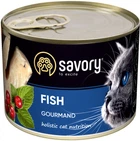 Консервований корм Savory Cat Adult Fish 200 г