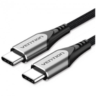 Кабель Vention USB Type C- USB Type C 3A 1 м, 3А, быстрая зарядка, Black (TADHF)