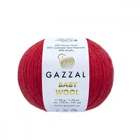 Пряжа Gazzal Baby Wool 811 Красный
