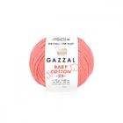 Пряжа Gazzal Baby Cotton 25 3435-Кораловий