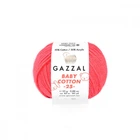 Пряжа Gazzal Baby Cotton 25 3458-Кораловий