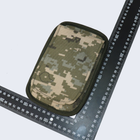 Тактический подсумок (чехол) для мобильного телефона MOLLE пиксель ЗСУ мм14 - изображение 5