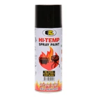 Фарба-спрей термостійка BOSNY HI-HEAT (205˚С) №0200 чорна матова 400 мл